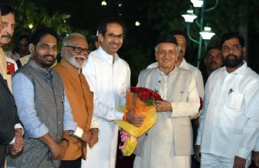 Governor Bhagat Singh Koshyari hosted a reception at Raj Bhavan in Nagpur. CM Uddhav Thackeray, former President Pratibhatai Patil, Chairman of Legislative Council Ramraje Naik-Nimbalkar, Speaker Nana Patole, Leader of the Opposition Devendra Fadnavis and others were present