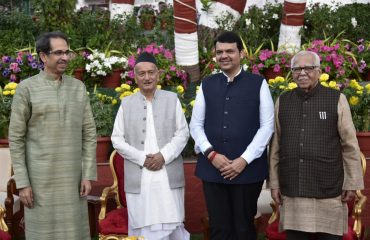 Governor Bhagat Singh Koshyari hosted Republic Day Reception at Raj Bhavan, http://Mumbai.CM Uddhav Thackeray, Rashmi Thackeray, former CM Devendra Fadnavis, former UP Governor Ram Naik, Ministers, captains of Industry, diplomats & invitees were present