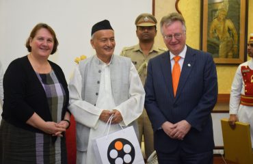 German Federal State Baden-Wuerttemberg’s Minister for Policy Coordination Mrs Theresa Schopper met Governor Bhagat Singh Koshyari at Raj Bhavan, Mumbai