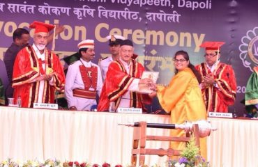 Convocation of the Dr Balasaheb Sawant Konkan Krishi Vidyapith at Dapoli