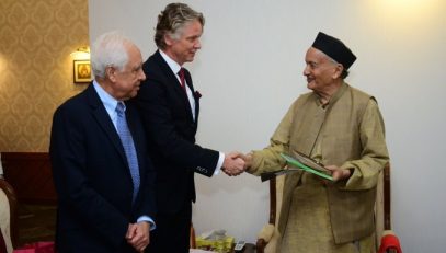 The Ambassador of the Republic of Latvia to India Artis Bertulis met Governor