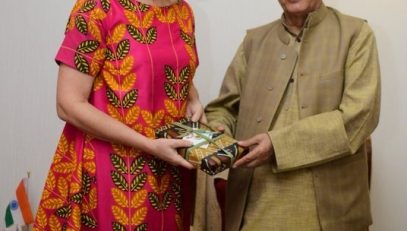 Consul General of South Africa in Mumbai Andrea Kuhn met Governor