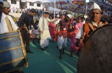 cultural programme presented by the students of various tribal Ashramshalas
