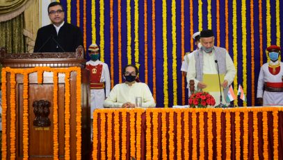 28.04.2020: Governor administered the oath of office to Justice Dipankar Datta as the Chief Justice of Bombay High Court