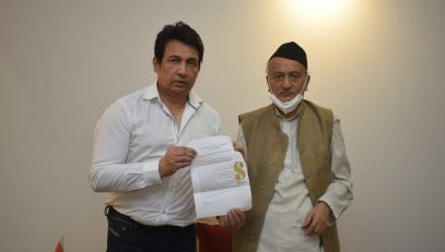 Film Star Shekhar Suman meets Governor