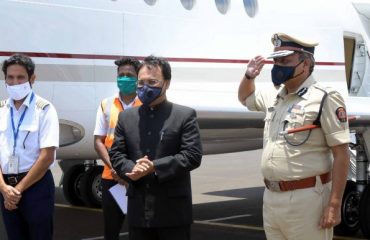 Governor arrived in Nagpur