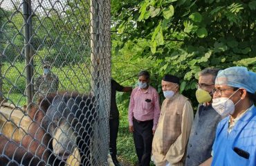 Governor visited the Wildlife Training and Research Project in Nagpur