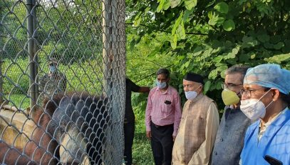 Governor visited the Wildlife Training and Research Project in Nagpur