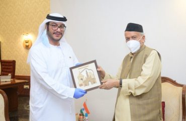 31.08.2020 : Charge D’Affaires of UAE in Mumbai meets Governor