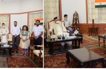 08.09.2020 : The Governor of Maharashtra Bhagat Singh koshyari presided over the meeting with Senior government officials to take a review of ODF and ODF + cities and villages in the state at Raj Bhavan, Mumbai.