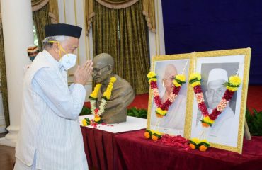 Governor pays tribute to Mahatma Gandhi, Lal Bahadur Shastri