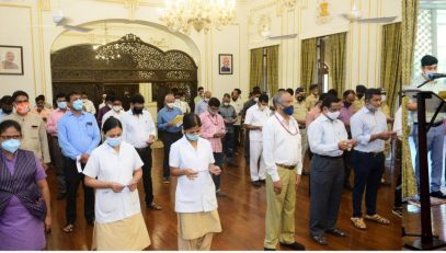 31.10.2021: Governor pays tributes to Sardar Patel, Indira Gandhi