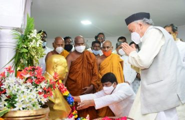 Governor visits Chaityabhumi; offers floral tribute to Dr Ambedkar on Mahaparinirvan Din