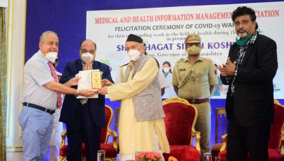 14.12.2020 : Governor felicitates Covid Warriors from Health sector