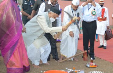 03.02.2021 : नॅशनल असोसिएशन फॉर द ब्लाइंड संस्थेच्या वसतीगृहाचे राज्यपालांच्या हस्ते भूमीपूजन