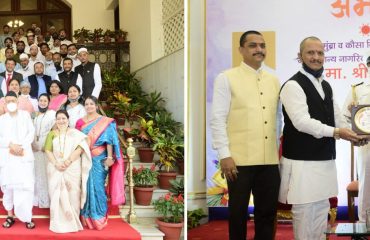 21.02.2021 : राज्यपालांच्या हस्ते मुंब्रा, कौसा येथील ४० करोना योद्धे सन्मानित