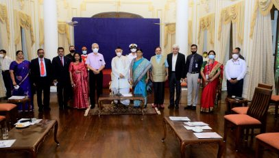 22.06.2021 : Governor presided over first General Council meeting of Dr. Homi Bhabha State University