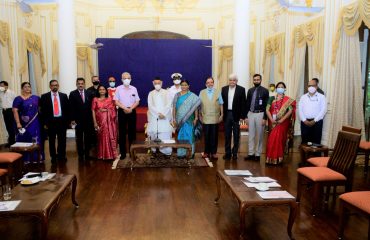22.06.2021 : Governor presided over first General Council meeting of Dr. Homi Bhabha State University