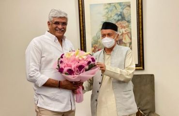 Union Minister of Jal Shakti Gajendra Singh Shekhawat met Governor