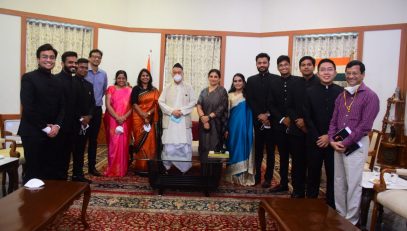 14.09.2021:  Nine IAS Probationers of the 2020 batch called Governor