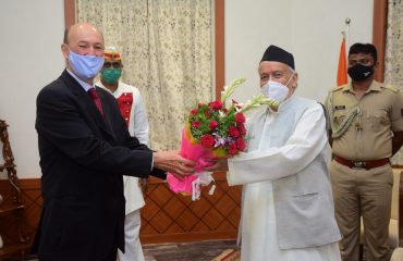04.10.2021 : अर्जेंटिनाच्या राजदूतांनी घेतली राज्यपालांची भेट