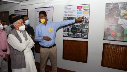 Governor visited the SEARCH project at Chatgaon near Gadchiroli district