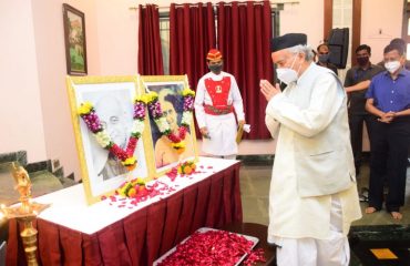 31.10.2021: Governor pays tributes to Sardar Patel, Indira Gandhi