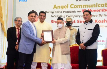 Governor presents ‘Angel Communicators’ awards of Public Relations Council of India