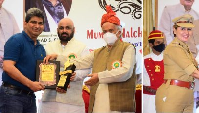 21.11.2021:Governor presents Mumbai Halchal Achievers’ Awards to 50 Corona Warriors