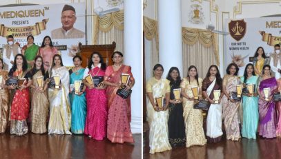 05.12.2021:   Governor presents 'Excellence Awards'to Women Doctors from State