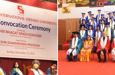 12.12.2021: Governor presided over the Convocation of the Symbiosis International (Deemed) University in Pune