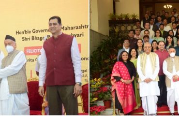 18.12.2021: Governor felicitates captains of industry for food distribution during COVID-19