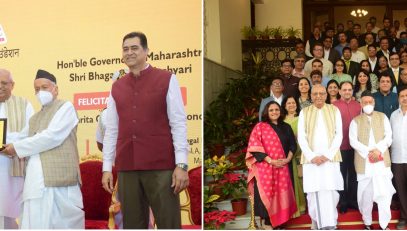 18.12.2021: Governor felicitates captains of industry for food distribution during COVID-19