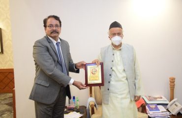 Newly appointed BATU VC calls on Governor