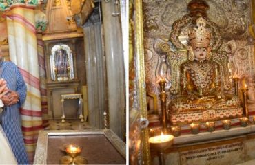 18.01.2022: Governor visits century old Adinath Jain Temple at Malabar Hill