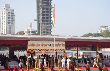 26.01.2022 : भारतीय प्रजासत्ताकाच्या ७२व्या वर्धापन दिनानिमित्त राज्यपाल भगतसिंह कोश्यारी यांनी मुंबई येथे झालेल्या मुख्य शासकीय सोहळ्यात राष्ट्रीय ध्वज फडकवून राष्ट्रध्वजाला मानवंदना दिली व जनतेला उद्देशून मराठीतून संबोधन केले. यावेळी मुख्यमंत्री उद्धव ठाकरे, रश्मी ठाकरे, महसूल मंत्री बाळासाहेब थोरात, गृहमंत्री दिलीप वळसे पाटील, मुंबई शहराचे पालक मंत्री अस्लम शेख, विधान परिषदेच्या उपसभापती डॉ नीलम गोर्हे, मुंबईच्या महापौर किशोरी पेडणेकर, राज्य महिला आयोगाच्या अध्यक्ष रुपाली चाकणकर तसेच वरिष्ठ शासकीय अधिकारी उपस्थित होते.
