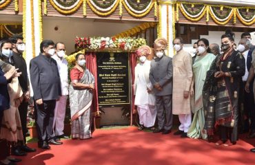 President of India inaugurated the newly reconstructed Darbar Hall at Raj Bhavan, Mumbai