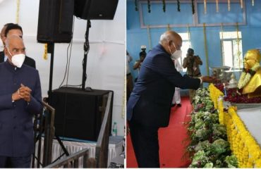 President Of India visits Dr Babasaheb Ambedkar Memorial at Ambadawe village in Ratnagiri, Maharashtra