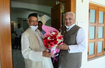 03.03.2022: Kerala Governor Arif Mohammed Khan met Maharashtra Governor