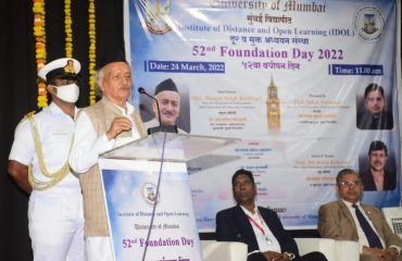 Governor Koshyari attends 52nd Foundation Day of IDOL; Asks IDOL to strive to become Ideal institution