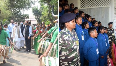 25.03.2022: Governor meet youths from Naxal affected districts