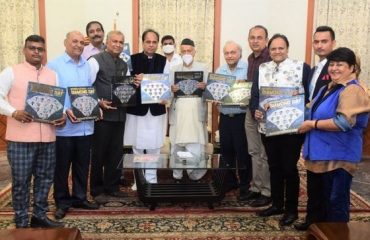 Governor released the Coffee Table Book 'International Diamond Day'
