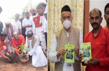 Governor planted the sapling of the holy Ajan Vruksha