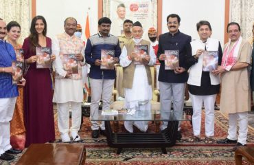 Governor releases Mother's Day Issue of Telugu Magazine Prajadiary