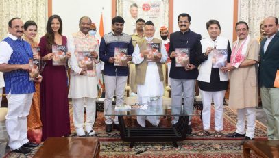 Governor releases Mother's Day Issue of Telugu Magazine Prajadiary