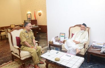 Commissioner of Mumbai Police Vivek Phansalkar called on Governor