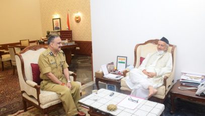 Commissioner of Mumbai Police Vivek Phansalkar called on Governor