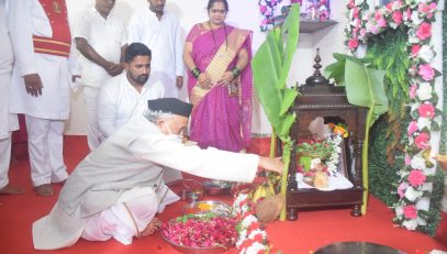 13.07.2022 : Governor participated in the Guru Pournima celebrations at Raj Bhavan premises