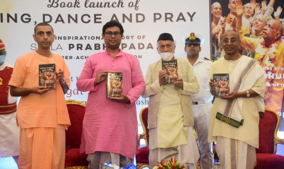 Governor releases biography of ISKCON Founder Srila Prabhupada