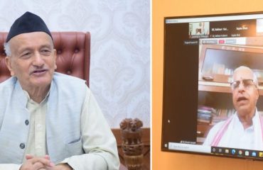 31.07.2022 : Governor presided over the 34th Sanskrit Conversation programme